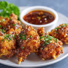 Sweet Spicy Crispy Chicken Lollipops
